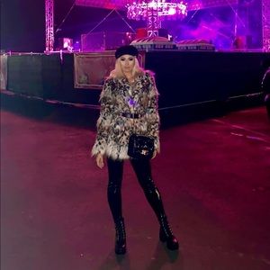 Majorelle via Revolve Faux Leopard Coat